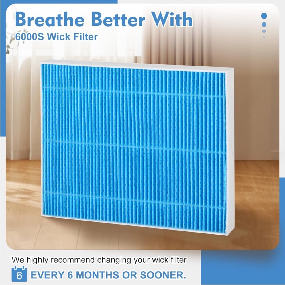 New Pack Wick Filter Compatible Ultra-Efficient Humidifier Replacement Filter - Picture 6 of 8